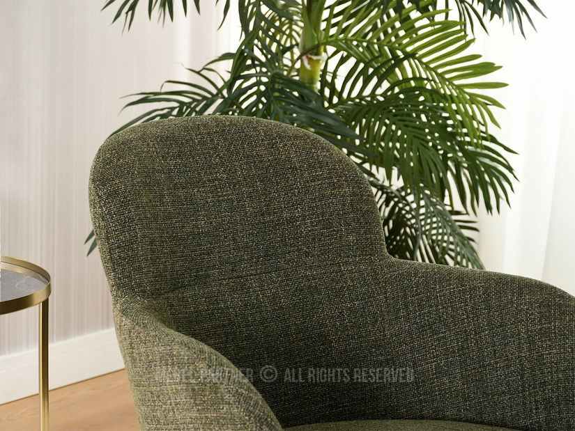 Fotoliu Baggie F (verde + auriu)