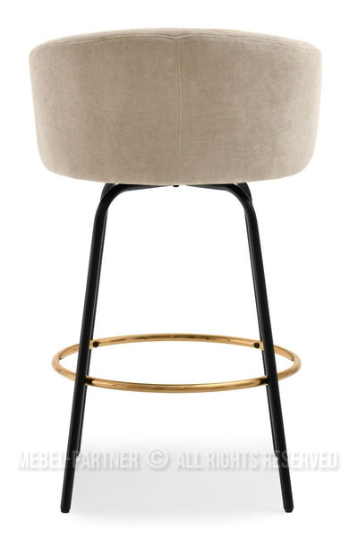 Scaun Carma H (crem + negru)