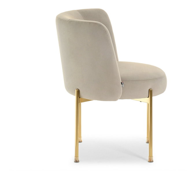 Scaun Charliez (bej + auriu)