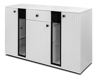 Comodă Saul (Alb + Alb) (fără iluminat)