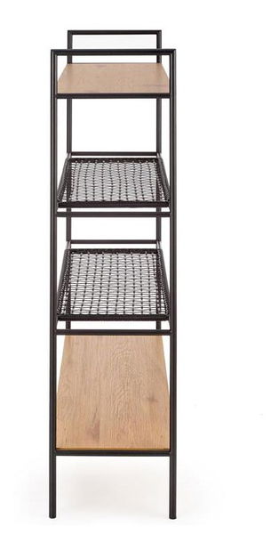 Regál Ressi (arany tölgy + fekete)