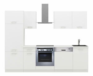 Mobilier bucătărie 270 cm Tonislav alb 270 (alb + alb)