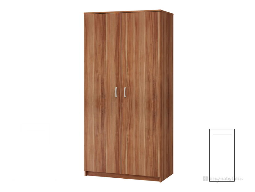 Gardróbszekrény 2D Szilva