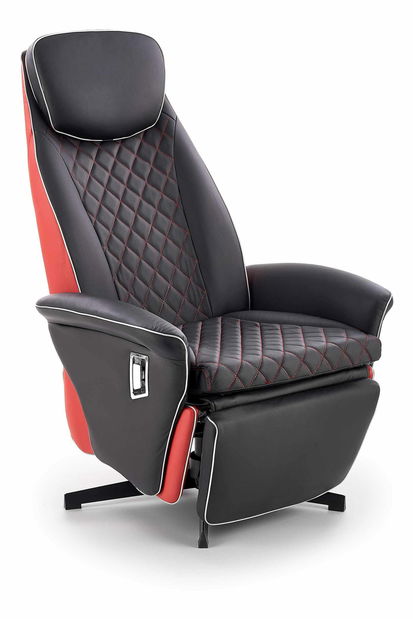 Kancelárské kreslo Caitlyn (čierna + červena