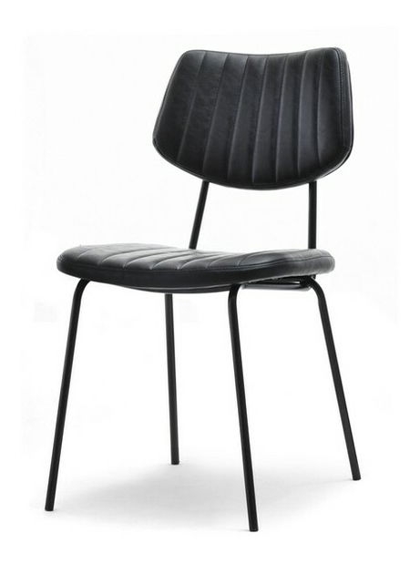 Stolička Hugo (čierna)
