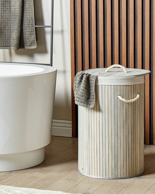 Kôš na bielizeň Shirell (sivá) 