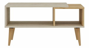 Stolić za kavu Antoneita (travertin + safirni hrast)