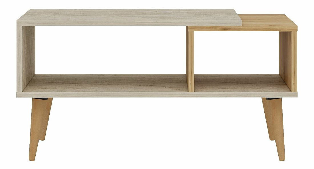 Măsuță cafea Antoneita (travertin + Stejar safir)