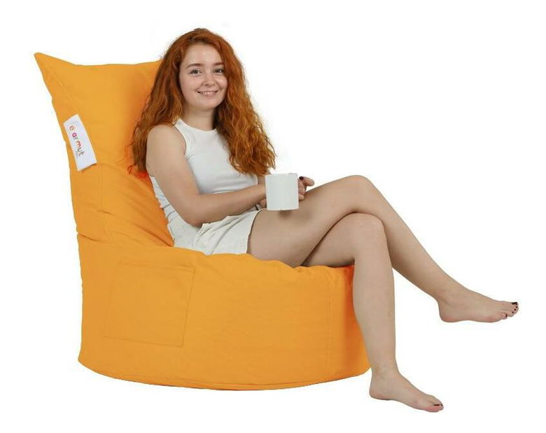 Fotoliu puf Beemin (Portocaliu)