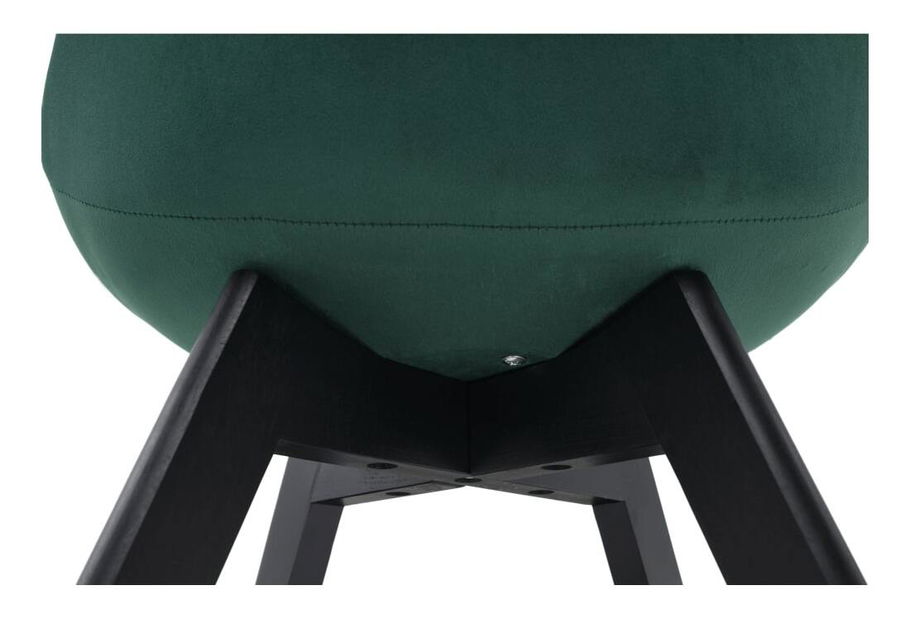 Set 2 buc. scaune de sufragerie Blanche (emerald + negru) *vânzare stoc