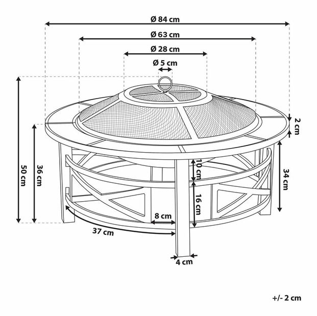 Loc pentru foc HERO (ceramică) (bej)
