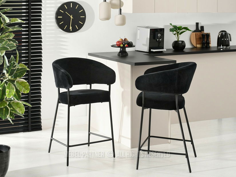 Scaun bar Coordiano (negru)