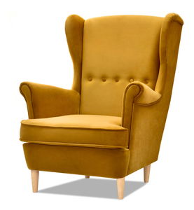 Fotelja za opuštanje Margis (bakar + bukva)