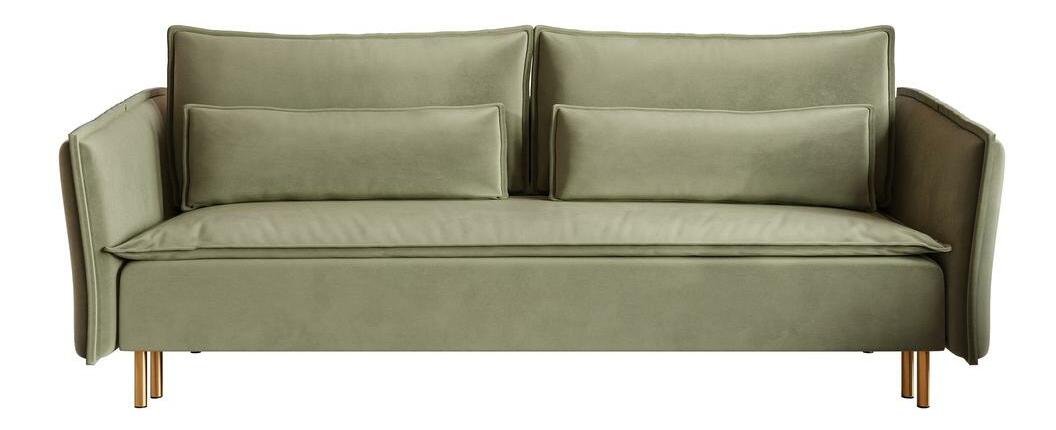 Sofa Union (kadulja + zlatna)