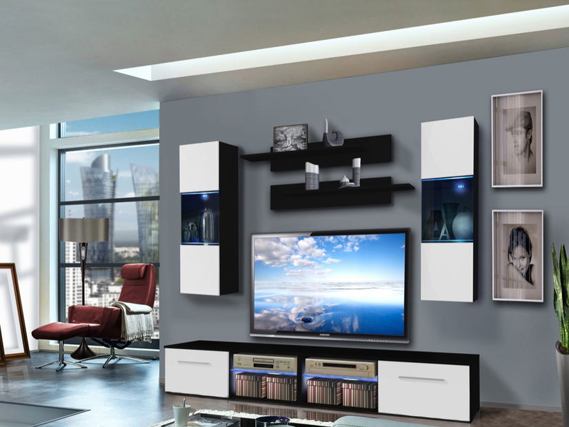 Obývacia stena Tubus 25 ZW TU C2 (s osvetlením)