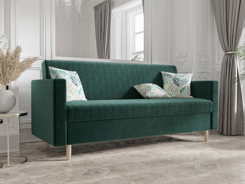 Pohovka trojsedačka Meadow (tmavozelená)