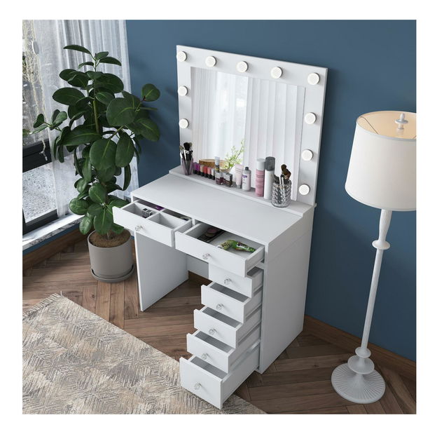 Fésülködőasztal Blake 115 (fehér)