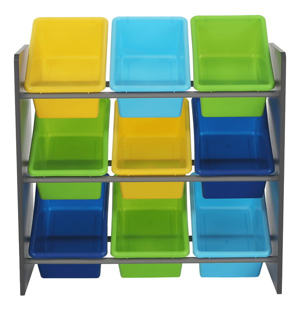 Organizator pentru jucării Kinder 3 (multicolor + gri)