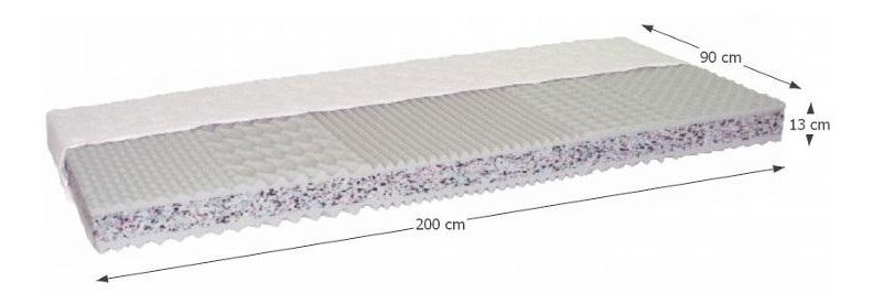 Pjenasti madrac 90 cm Calani