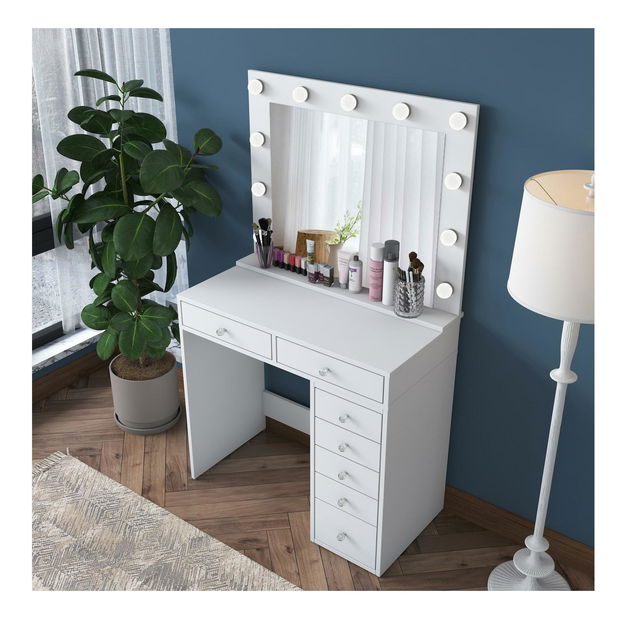 Fésülködőasztal Blake 115 (fehér)