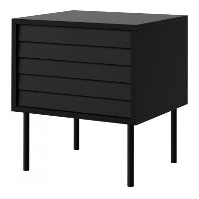 Set 2 noptiere Hermano (negru) *lichidare de stoc