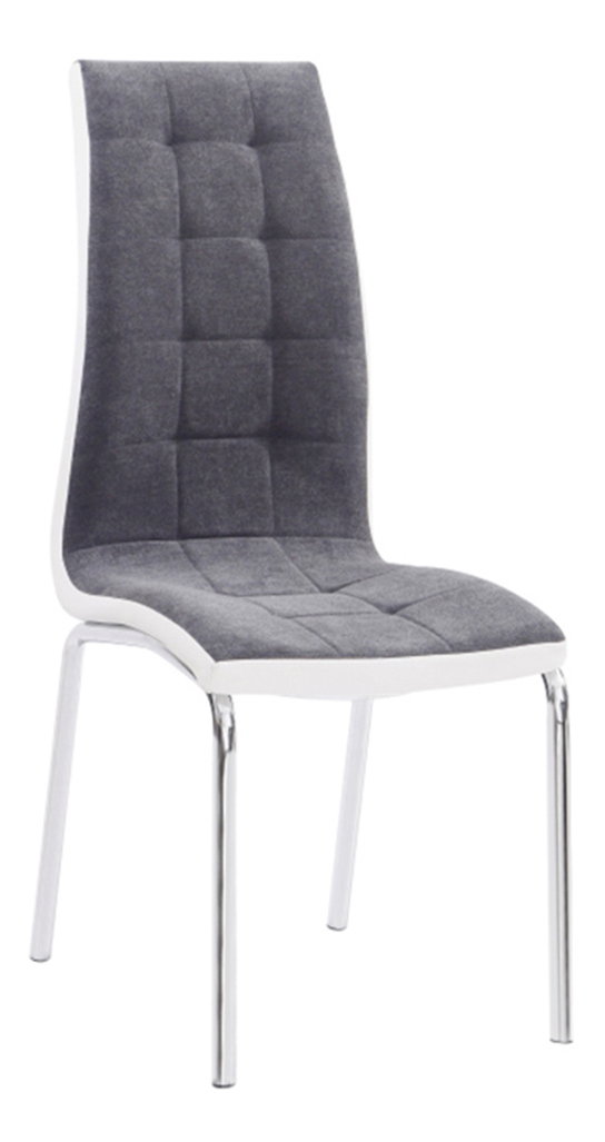 Étkezőszék Gerda new (sötétszürke + fehér)