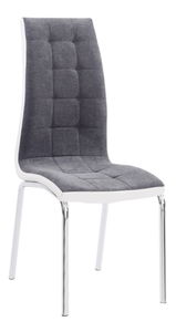 Blagovaonska stolica Gernada new (tamnosiva + bijela) 