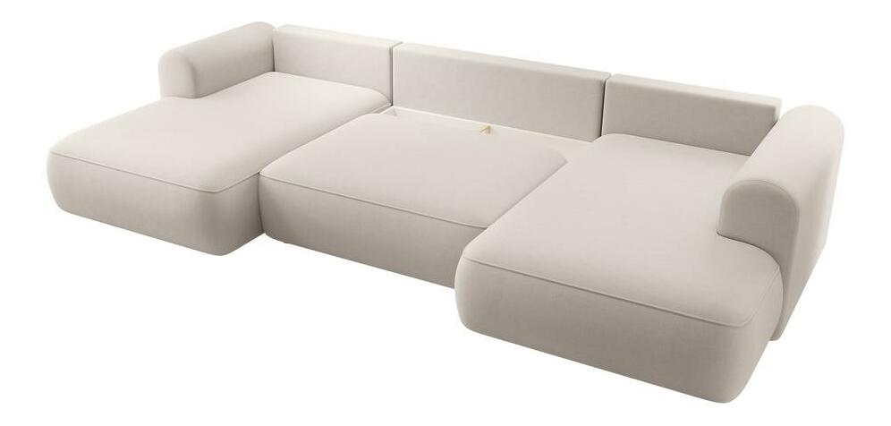 Colțar în formă de U Olivo U (D) (alb + negru)