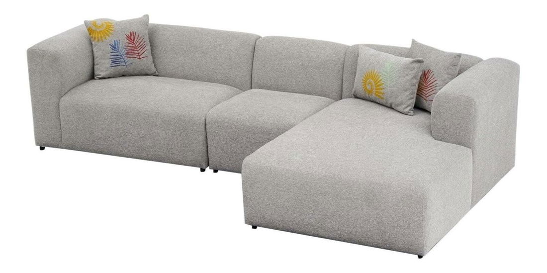 Colțar Lindasetta (D) (gri deschis)