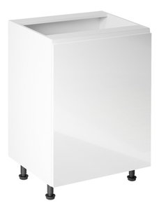 Alsó konyhaszekrény D601F Aurellia (fehér + fényes fehér) (J)