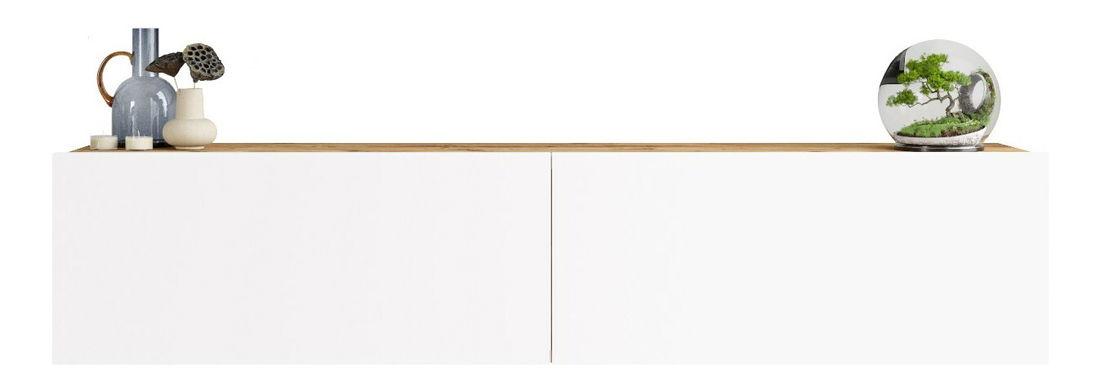 Masă TV/Dulap Freddie 10 (pin atlantic + alb) *vânzare stoc