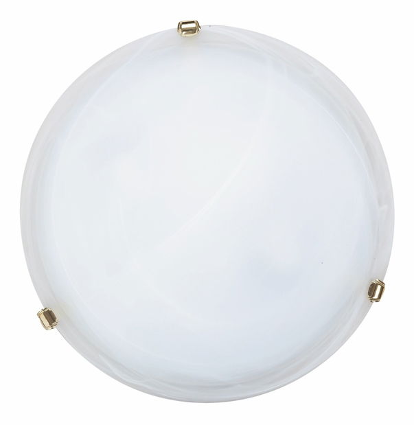 Stropna svjetiljka Alabastro 3301 (rižino kameno staklo + zlatne ručke)