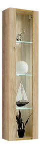 Vitrină de perete Ferryhill HJ FY 41 (Stejar jackson hickory) (cu iluminat)