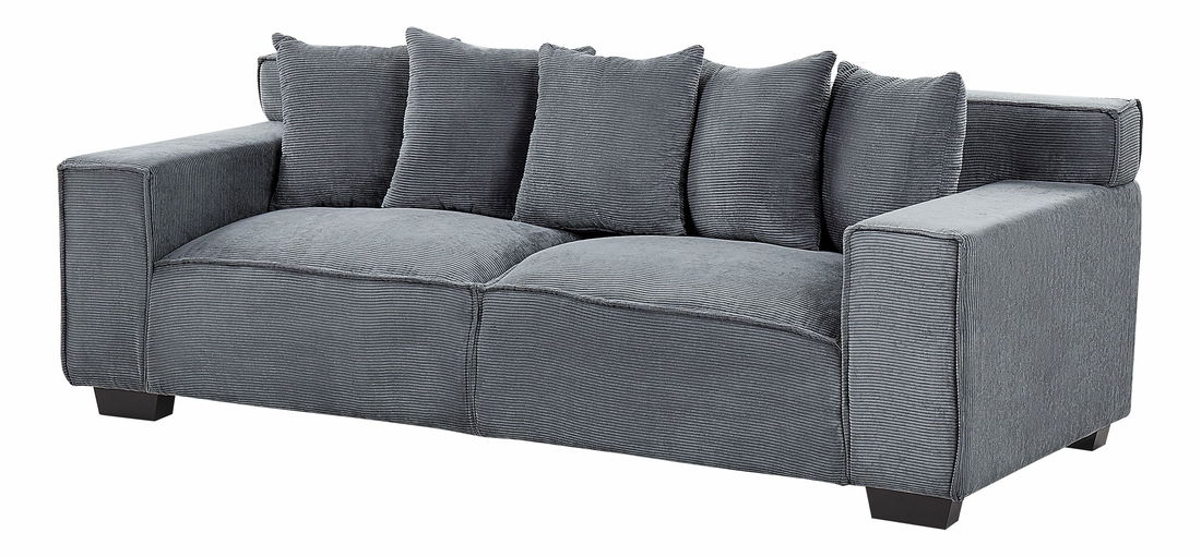 Canapea trei locuri VASAN (gri închis)