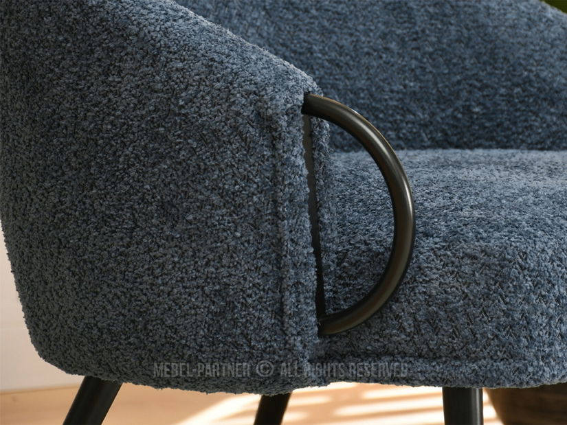 Fotel Carma F (sötétkék + fekete)