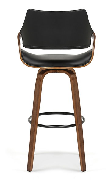 Scaun bar Rolenzono H75 (negru)