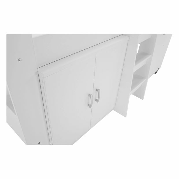 Kombinált gyerekágy 90 cm Flann (fehér)