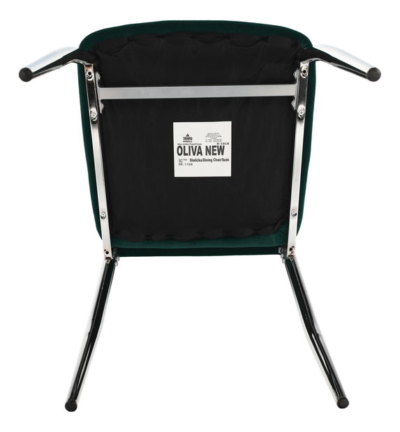 Scaun de sufragerie Don Juan NEW (smaragd + Crom)