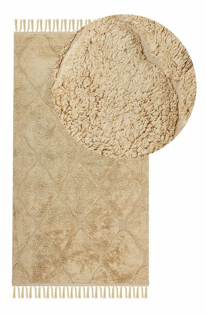 Szőnyeg 80 x 150 cm Sima (bézs)