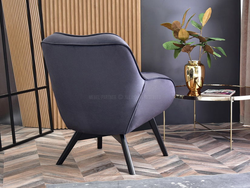 Dizajnové kreslo Merch (grafitová)