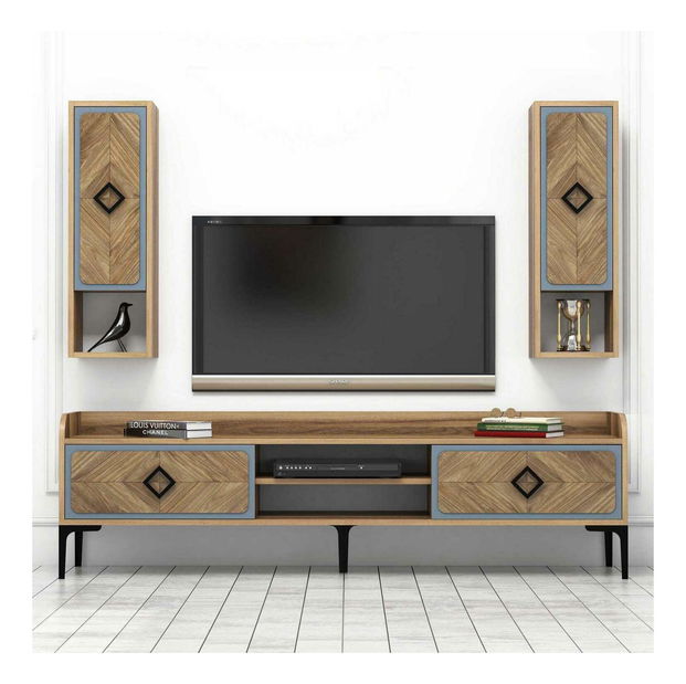 Set za dnevni boravak Simba (orah + plava)