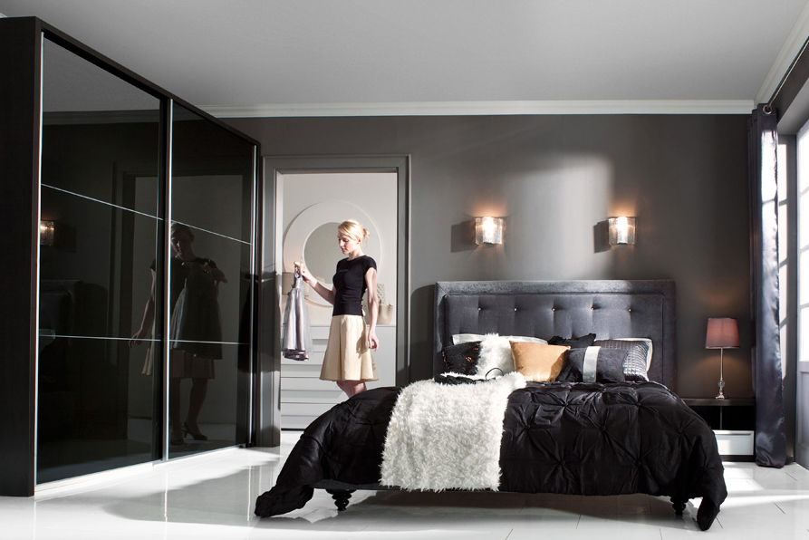 Predný diel (panel) dverí na šatníkovú skriňu BRW Kamix SZF/190 zrkadlo