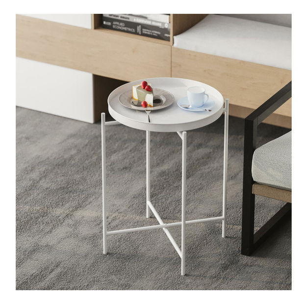 Dohányzóasztal Museli 4 (fehér) 