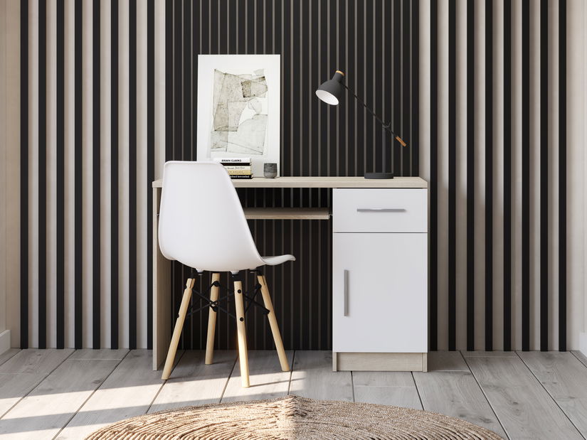 PC stolić Oleg III (bijela + hrast sonoma)