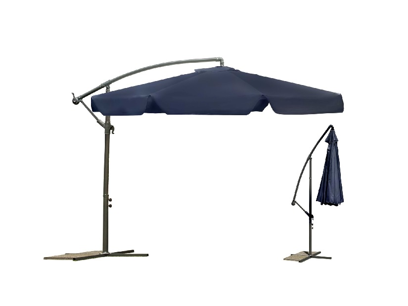 Umbrelă de grădină Rona 2 (albastru închis) *vânzare stoc