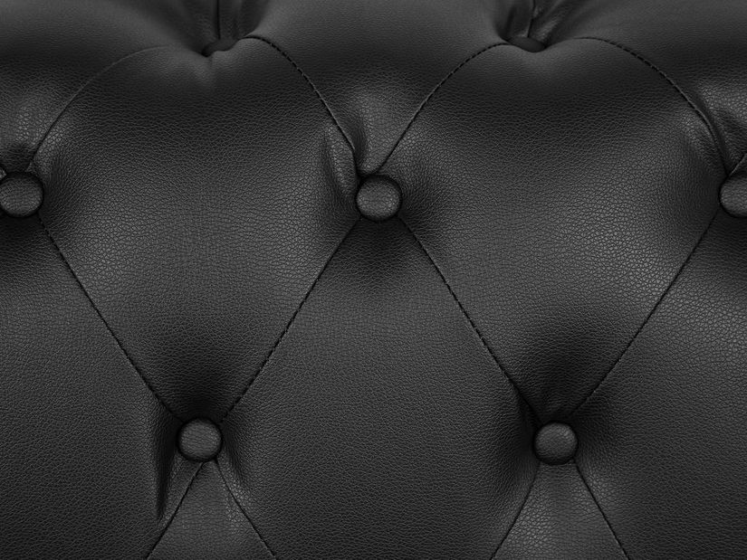 Háromszemélyes kanapé Viken (fekete)