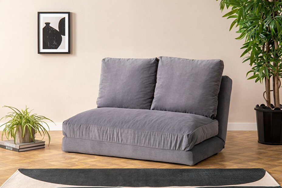 Sofa futon Tilda (siva)