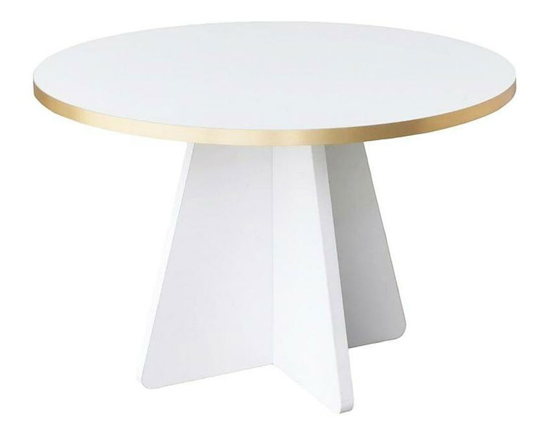 Dohányzóasztal Kabivo 1 (arany + fehér)