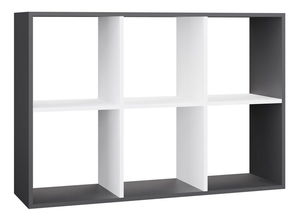 Regál Metros 3 (antracit + fehér)