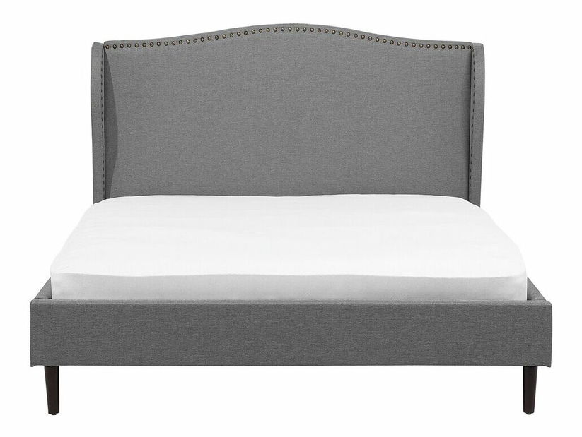 Bračni krevet 140 cm COLLETTE (s podnicom) (siva)